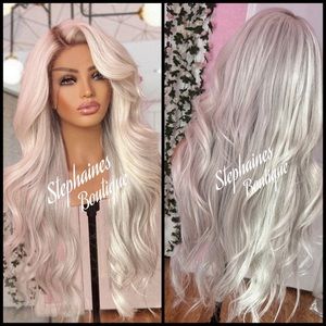 Human Hair Blended Lace Front Wig
